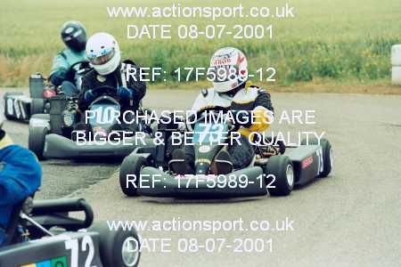 Photo: 17F5989-12 ActionSport Photography 08/07/2001 Hunts Kart Club - Kimbolton _7_Rotax #73