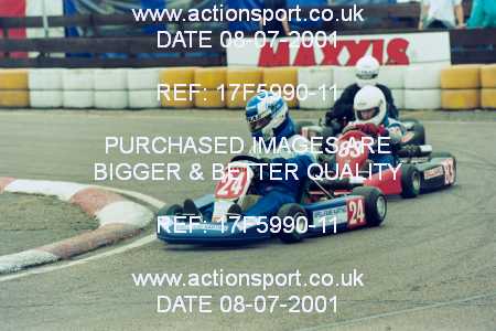 Photo: 17F5990-11 ActionSport Photography 08/07/2001 Hunts Kart Club - Kimbolton _1_SeniorTKM #83