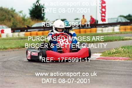 Photo: 17F5991-11 ActionSport Photography 08/07/2001 Hunts Kart Club - Kimbolton _1_SeniorTKM #83