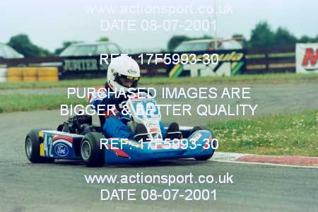 Photo: 17F5993-30 ActionSport Photography 08/07/2001 Hunts Kart Club - Kimbolton _2_JuniorTKM #42