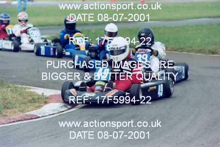 Photo: 17F5994-22 ActionSport Photography 08/07/2001 Hunts Kart Club - Kimbolton _2_JuniorTKM #49