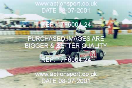 Photo: 17F6004-24 ActionSport Photography 08/07/2001 Hunts Kart Club - Kimbolton _1_SeniorTKM #32