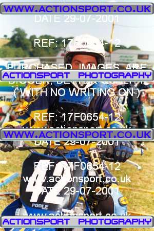 Photo: 17F0654-12 ActionSport Photography 29/07/2001 Moredon MX Aces of Motocross - Farleigh Castle _6_AMX #42