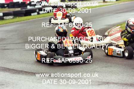 Photo: 1AF6590-25 ActionSport Photography 30/09/2001 NKRA Kart Finals - Fulbeck 10_HondaCadets #48