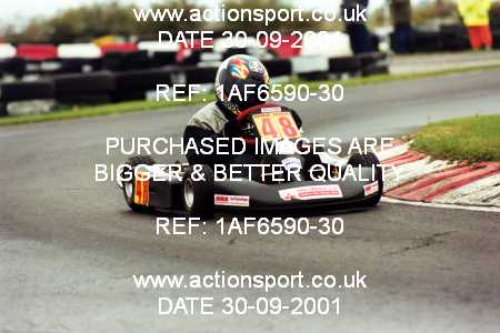 Photo: 1AF6590-30 ActionSport Photography 30/09/2001 NKRA Kart Finals - Fulbeck 10_HondaCadets #48