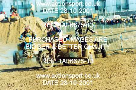 Photo: 1AF6675-13 ActionSport Photography 27,28/10/2001 Weston Beach Race  _1_Saturday #5