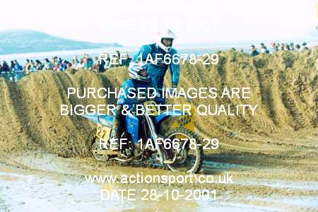Photo: 1AF6678-29 ActionSport Photography 27,28/10/2001 Weston Beach Race  _1_Saturday #22