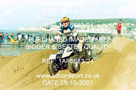 Photo: 1AF6683-24 ActionSport Photography 27,28/10/2001 Weston Beach Race  _1_Saturday #401