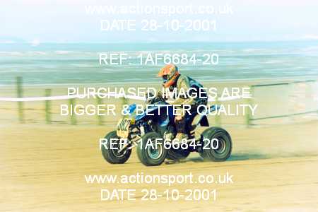 Photo: 1AF6684-20 ActionSport Photography 27,28/10/2001 Weston Beach Race  _1_Saturday #382