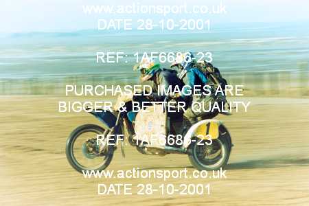Photo: 1AF6686-23 ActionSport Photography 27,28/10/2001 Weston Beach Race  _1_Saturday #1