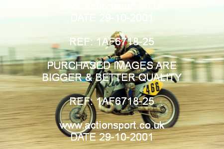 Photo: 1AF6718-25 ActionSport Photography 27,28/10/2001 Weston Beach Race  _2_Sunday #466