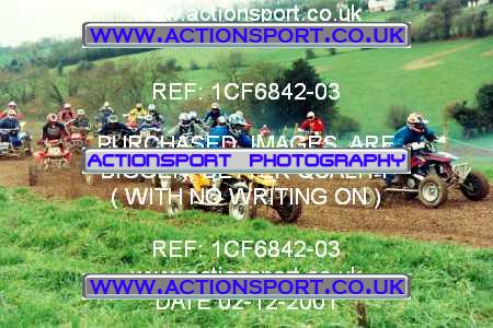 Photo: 1CF6842-03 ActionSport Photography 02/12/2001 ACU Hampshire MX Club - Waddon Farm  _2_Quads #2