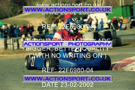 Photo: 22F6980-04 ActionSport Photography 23/02/2002 Camberley Kart Club - Blackbushe  _5_RotaxMax #27