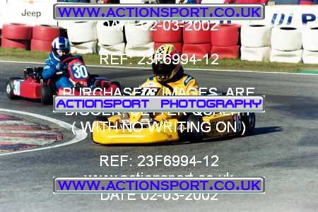 Photo: 23F6994-12 ActionSport Photography 02/03/2002 F6 Karting - Buckmore Park _3_JuniorProKart #16