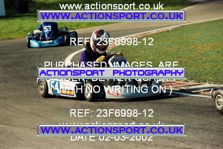 Photo: 23F6998-12 ActionSport Photography 02/03/2002 F6 Karting - Buckmore Park _3_JuniorProKart #54
