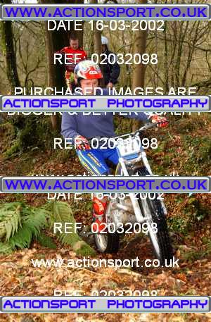 Photo: 02032098 ActionSport Photography 16/03/2002 ACU Taunton MCC - Trial _1_AllRiders #77