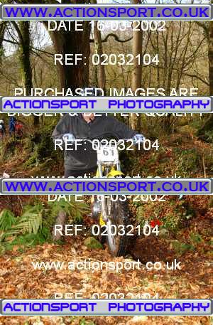 Photo: 02032104 ActionSport Photography 16/03/2002 ACU Taunton MCC - Trial _1_AllRiders #61
