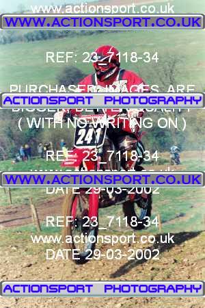 Photo: 23_7118-34 ActionSport Photography 29/03/2002 AMCA Marshfield MXC Mike Brown Memorial  _0_JuniorsPractice #241