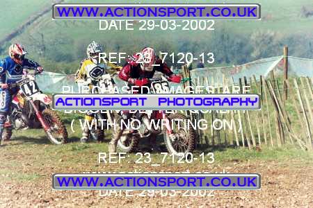 Photo: 23_7120-13 ActionSport Photography 29/03/2002 AMCA Marshfield MXC Mike Brown Memorial  _1_Juniors125sGroup1 #55