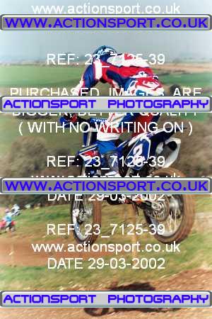 Photo: 23_7125-39 ActionSport Photography 29/03/2002 AMCA Marshfield MXC Mike Brown Memorial  _2_125Seniors-Experts #2