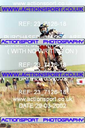 Photo: 23_7126-18 ActionSport Photography 29/03/2002 AMCA Marshfield MXC Mike Brown Memorial  _3_Juniors125sGroup2 #148