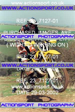 Photo: 23_7127-01 ActionSport Photography 29/03/2002 AMCA Marshfield MXC Mike Brown Memorial  _3_Juniors125sGroup2 #27