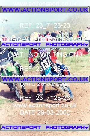 Photo: 23_7128-23 ActionSport Photography 29/03/2002 AMCA Marshfield MXC Mike Brown Memorial  _3_Juniors125sGroup2 #137