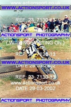 Photo: 23_7130-13 ActionSport Photography 29/03/2002 AMCA Marshfield MXC Mike Brown Memorial  _4_OldFriends #77