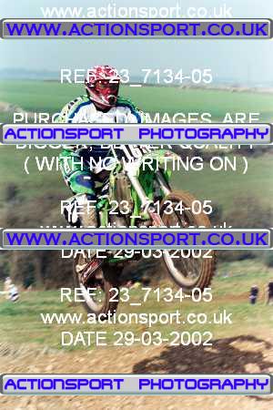Photo: 23_7134-05 ActionSport Photography 29/03/2002 AMCA Marshfield MXC Mike Brown Memorial  _5_250Juniors #164