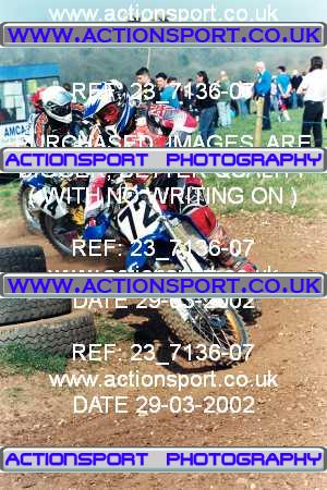 Photo: 23_7136-07 ActionSport Photography 29/03/2002 AMCA Marshfield MXC Mike Brown Memorial  _6_250Seniors-Experts #72