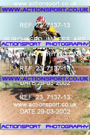 Photo: 23_7137-13 ActionSport Photography 29/03/2002 AMCA Marshfield MXC Mike Brown Memorial  _7_250-750Juniors #168