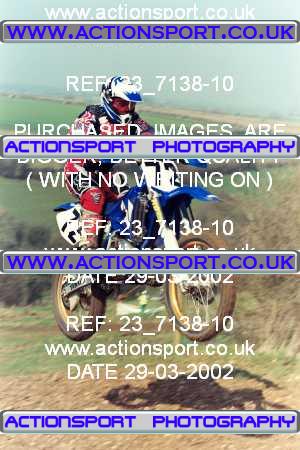 Photo: 23_7138-10 ActionSport Photography 29/03/2002 AMCA Marshfield MXC Mike Brown Memorial  _6_250Seniors-Experts #72