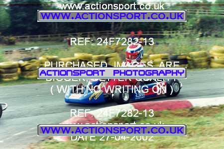 Photo: 24F7282-13 ActionSport Photography 27/04/2002 Camberley Kart Club  _4_JuniorMax #65