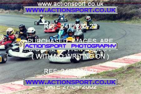 Photo: 24F7282-22 ActionSport Photography 27/04/2002 Camberley Kart Club  _1_Cadets #9990
