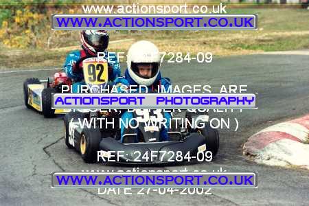 Photo: 24F7284-09 ActionSport Photography 27/04/2002 Camberley Kart Club  _1_Cadets #93