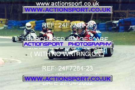 Photo: 24F7284-23 ActionSport Photography 27/04/2002 Camberley Kart Club  _3_JuniorTKM #47