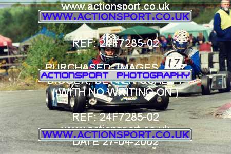 Photo: 24F7285-02 ActionSport Photography 27/04/2002 Camberley Kart Club  _3_JuniorTKM #47