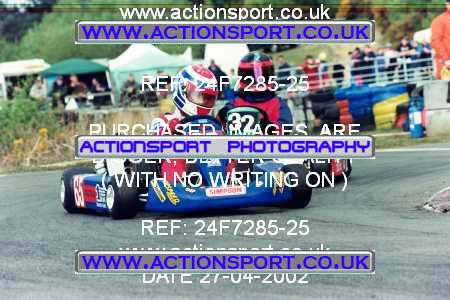 Photo: 24F7285-25 ActionSport Photography 27/04/2002 Camberley Kart Club  _4_JuniorMax #65