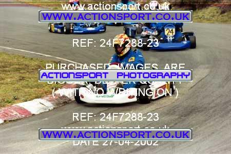 Photo: 24F7288-23 ActionSport Photography 27/04/2002 Camberley Kart Club  _7_125Gearbox #9990