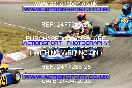 Photo: 24F7288-25 ActionSport Photography 27/04/2002 Camberley Kart Club  _7_125Gearbox #9990