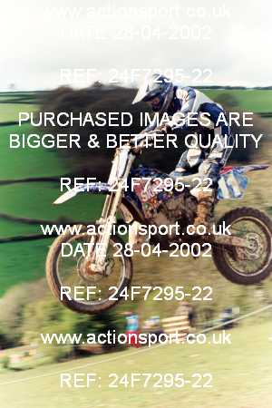Photo: 24F7295-22 ActionSport Photography 28/04/2002 AMCA Clee Hill Victors - The Llan  _2_125Seniors #11