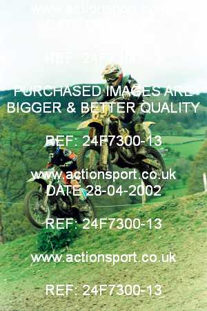 Photo: 24F7300-13 ActionSport Photography 28/04/2002 AMCA Clee Hill Victors - The Llan  _5_125Experts #69