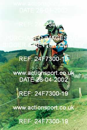 Photo: 24F7300-19 ActionSport Photography 28/04/2002 AMCA Clee Hill Victors - The Llan  _5_125Experts #52
