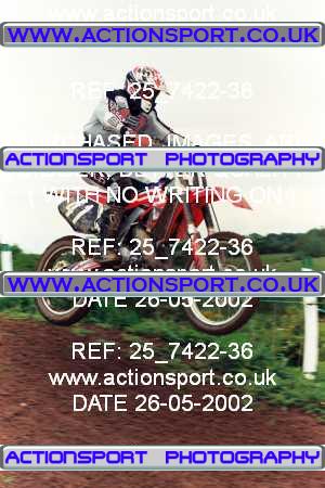 Photo: 25_7422-36 ActionSport Photography 26/05/2002 AMCA North Staffs MCC - Warmingham Lane  _2_125JuniorsGp1 #41