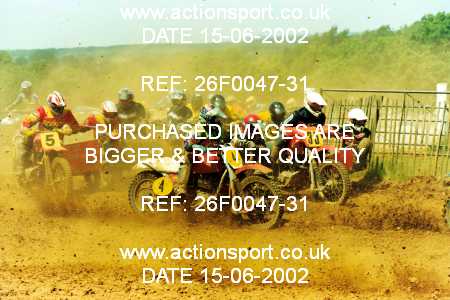Photo: 26F0047-31 ActionSport Photography 15/06/2002 IOPD Cumbria Twinshocks Wulfsport International - Canada Heights  _1_Sidecars #4
