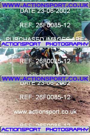 Photo: 26F0085-12 ActionSport Photography 23/06/2002 AMCA Shrewsbury & District MCC [Vets Championship] - Condover  _3_JuniorsGroup2 #4