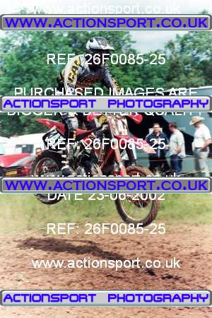 Photo: 26F0085-25 ActionSport Photography 23/06/2002 AMCA Shrewsbury & District MCC [Vets Championship] - Condover  _3_JuniorsGroup2 #47