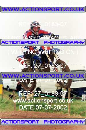 Photo: 27_0183-07 ActionSport Photography 07/07/2002 AMCA Marshfield MXC - Marshfield _2_250-750Seniors #71