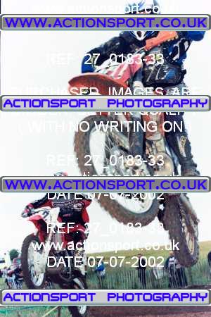 Photo: 27_0183-33 ActionSport Photography 07/07/2002 AMCA Marshfield MXC - Marshfield _2_250-750Seniors #77