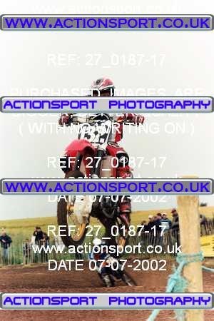 Photo: 27_0187-17 ActionSport Photography 07/07/2002 AMCA Marshfield MXC - Marshfield _4_125JuniorsGroup2 #132